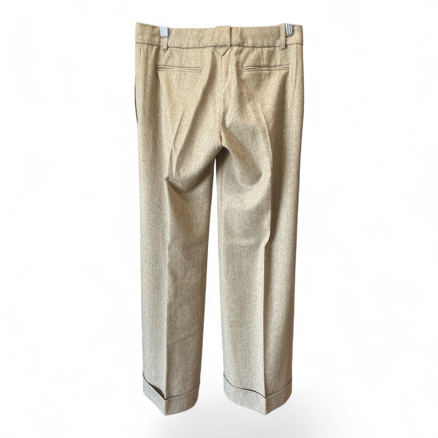 Chloé Wool & Cashmere Trousers – Beige – Size 36