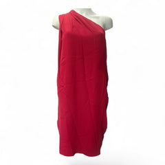 Diane von Furstenberg One-Shoulder Red Dress – Size 4