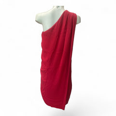 Diane von Furstenberg One-Shoulder Red Dress – Size 4