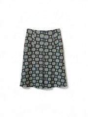 Diane von Furstenberg Floral Geometric Print Midi Skirt – Size 6