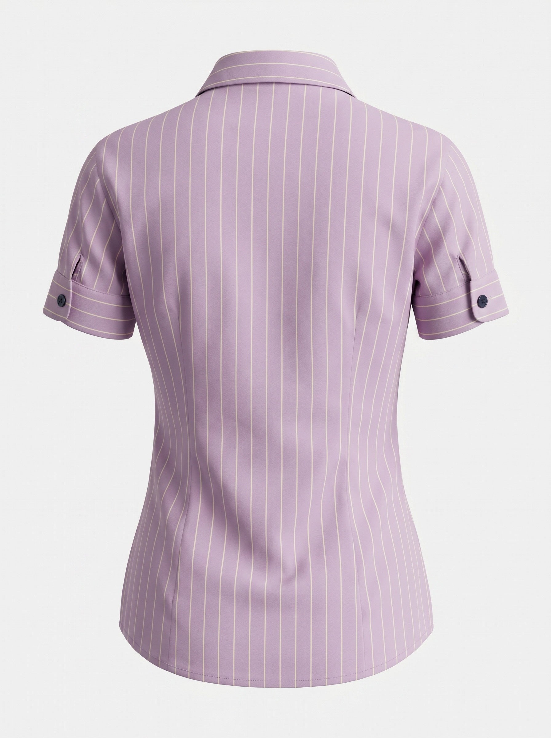 Daniele Alessandrini Light Purple Striped Button-Up Shirt – Size 44