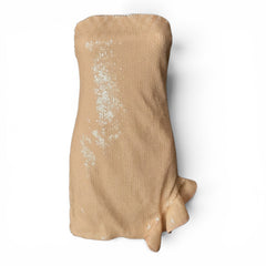 David Koma Sequin Strapless Mini Dress – Blush Pink