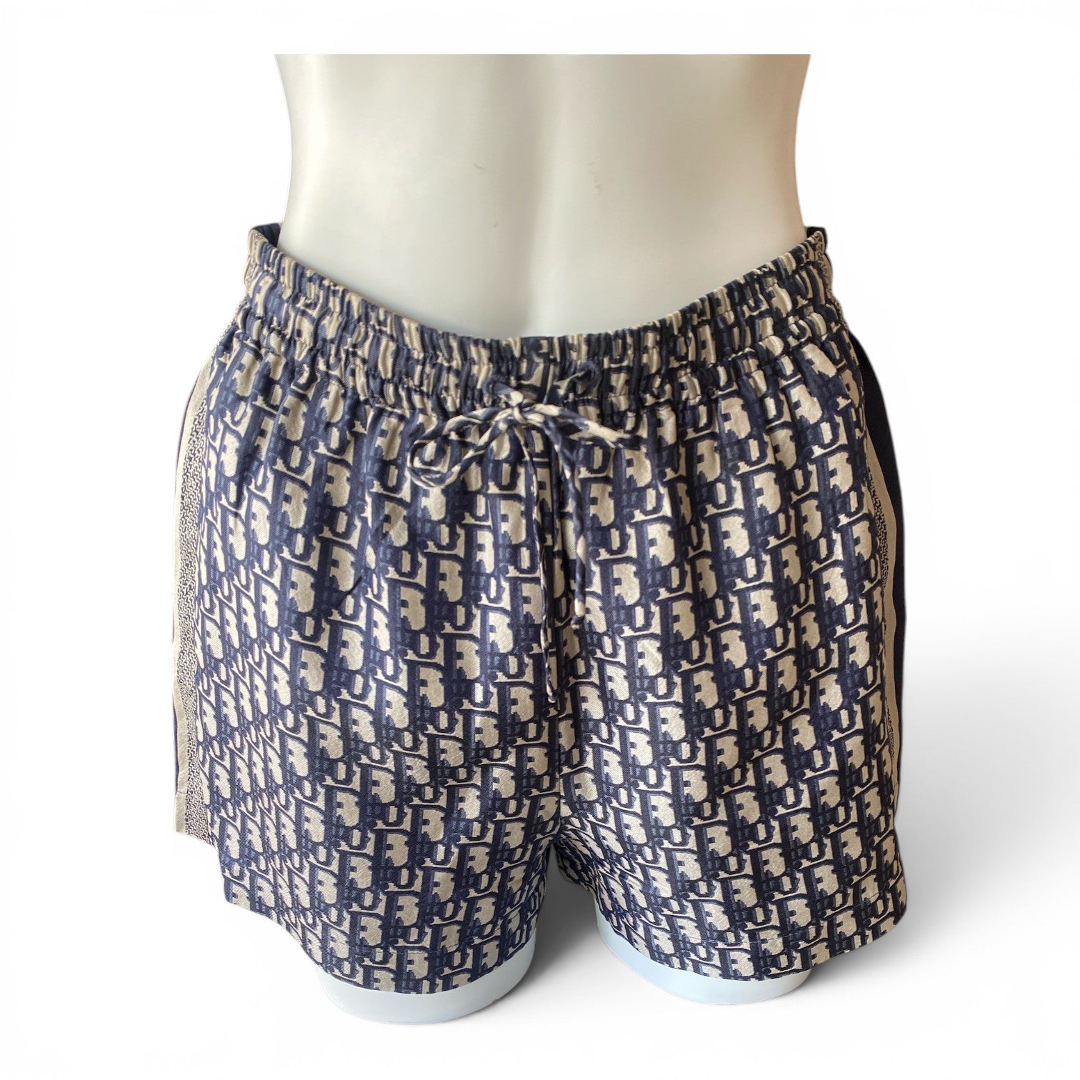 Dior Oblique Blouse & Shorts Set – Navy Blue – USA 6