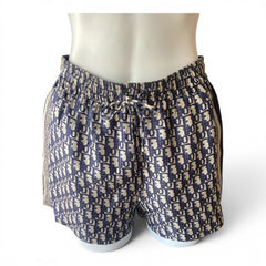Dior Oblique Blouse & Shorts Set – Navy Blue – USA 6