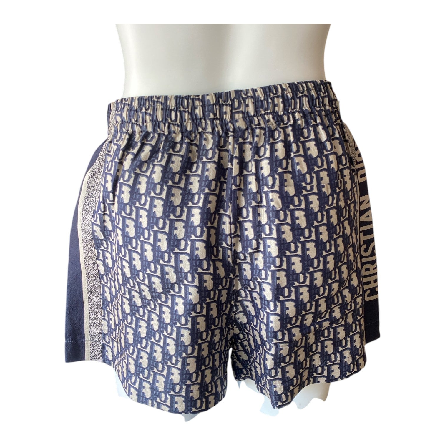 Dior Oblique Blouse & Shorts Set – Navy Blue – USA 6