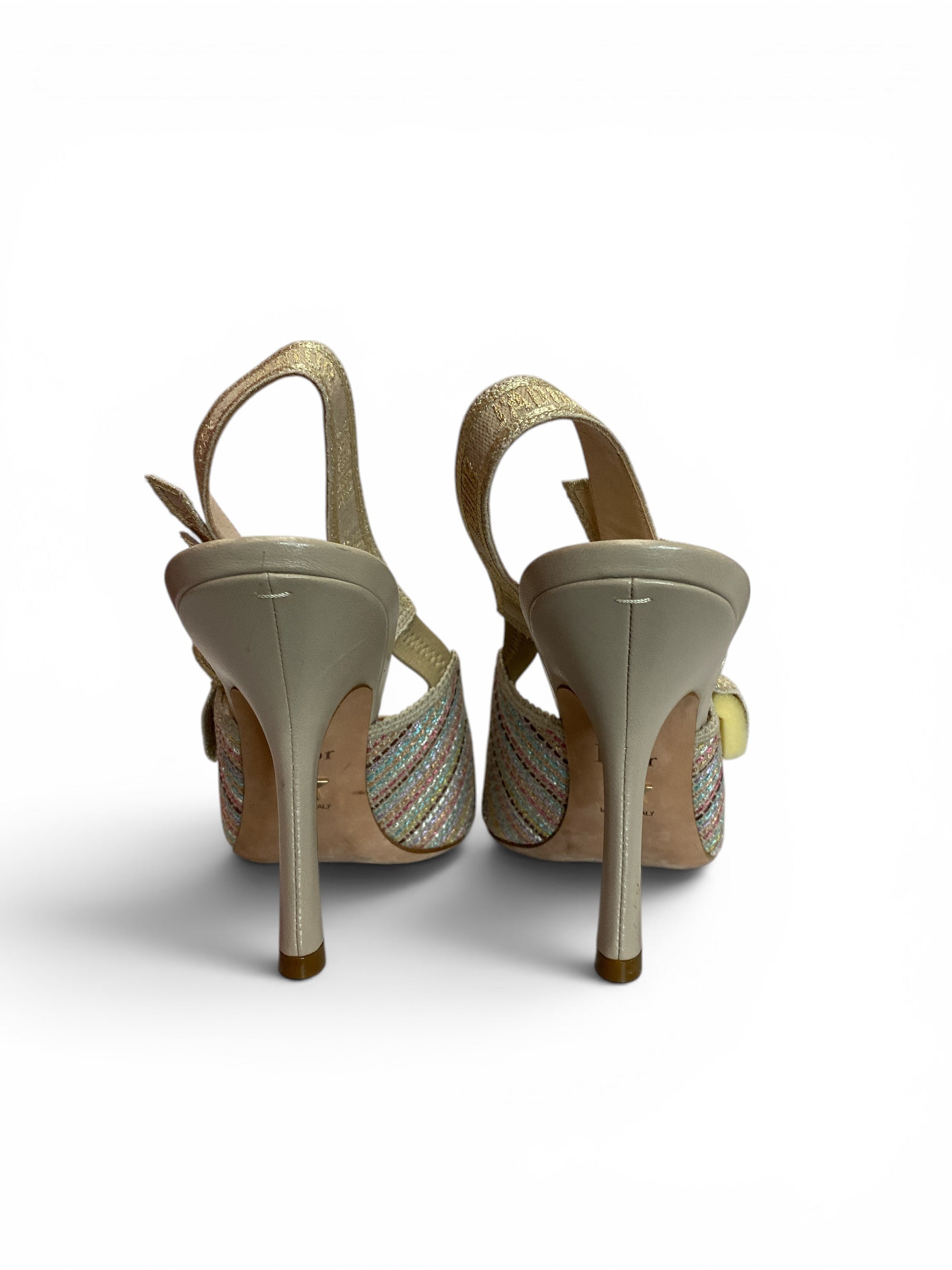 Christian Dior J’Adior Multicolour Slingback Heels (Special Edition) – Size 40 (With Box)