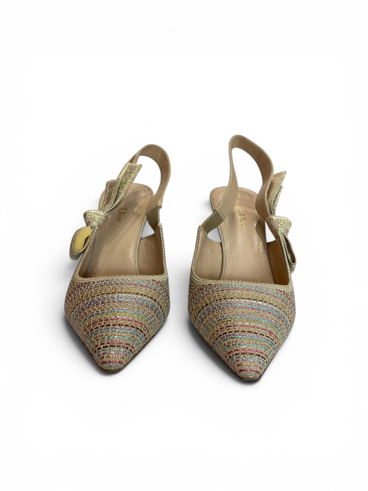Christian Dior J’Adior Multicolour Slingback Heels (Special Edition) – Size 40 (With Box)
