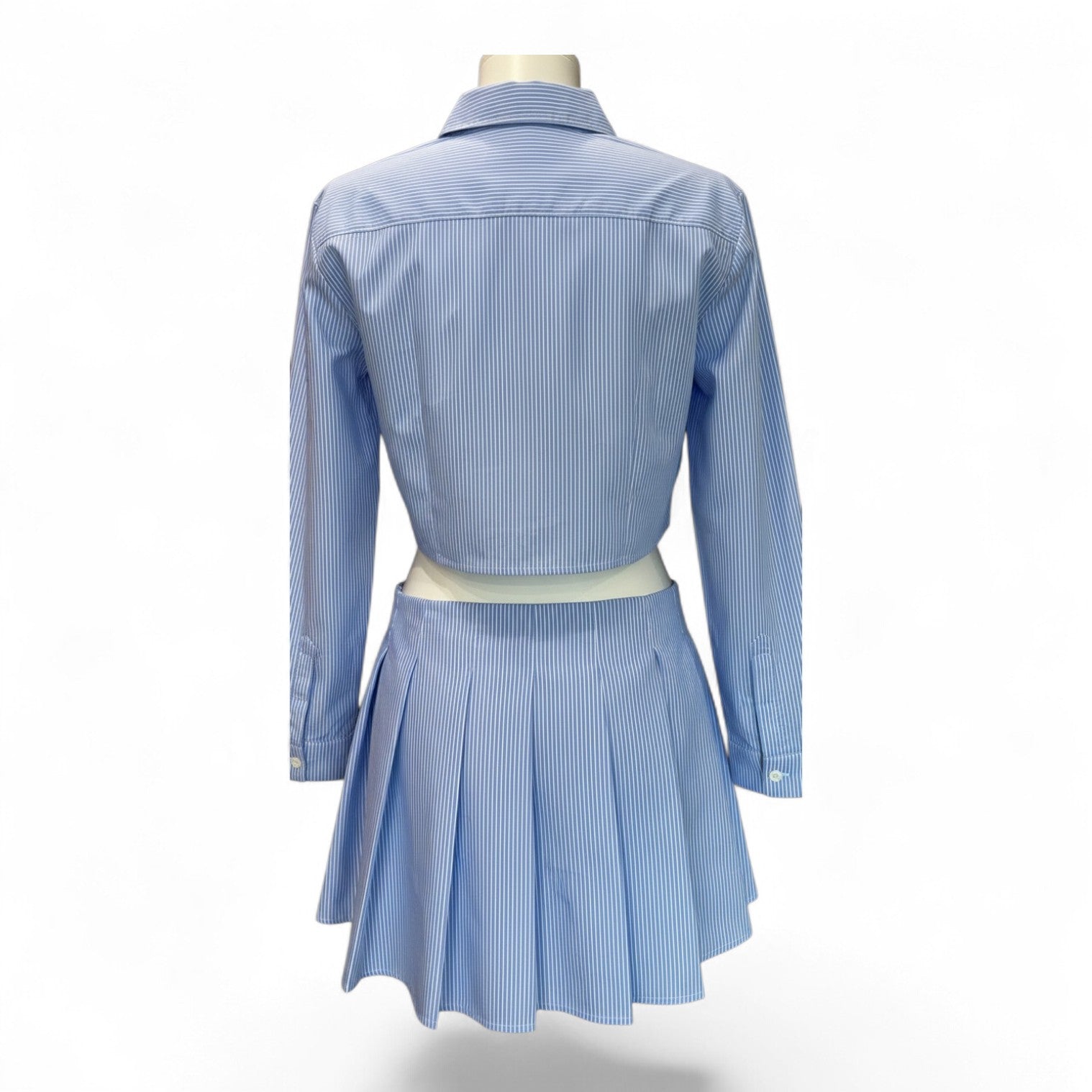 Empire Blue Stripe Skort & Top Set – Medium