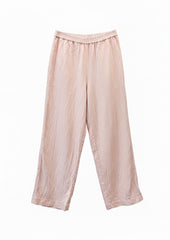 Eres Pink Linen Pants – Effortless Resort Elegance | Size US 6