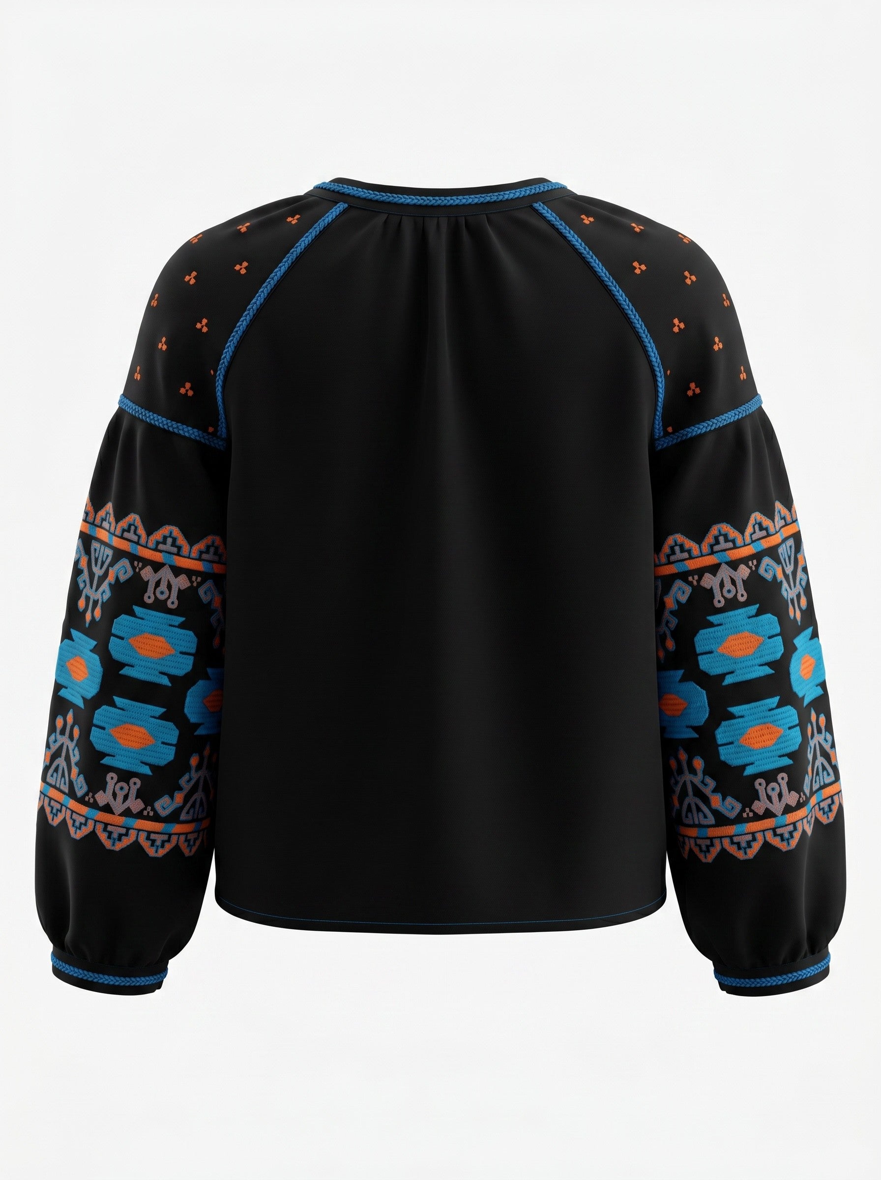Free People Embroidered Swingy Jacket Black – No Size Tag