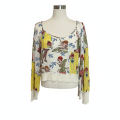 John Galliano Vintage 2004 Knit Sweater Set Patterned - Size M