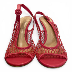 Gianvito Rossi Mesh Slingback Pumps – Size 40