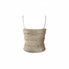 Giorgio Armani Sleeveless Knit Camisole Beige – Size 42