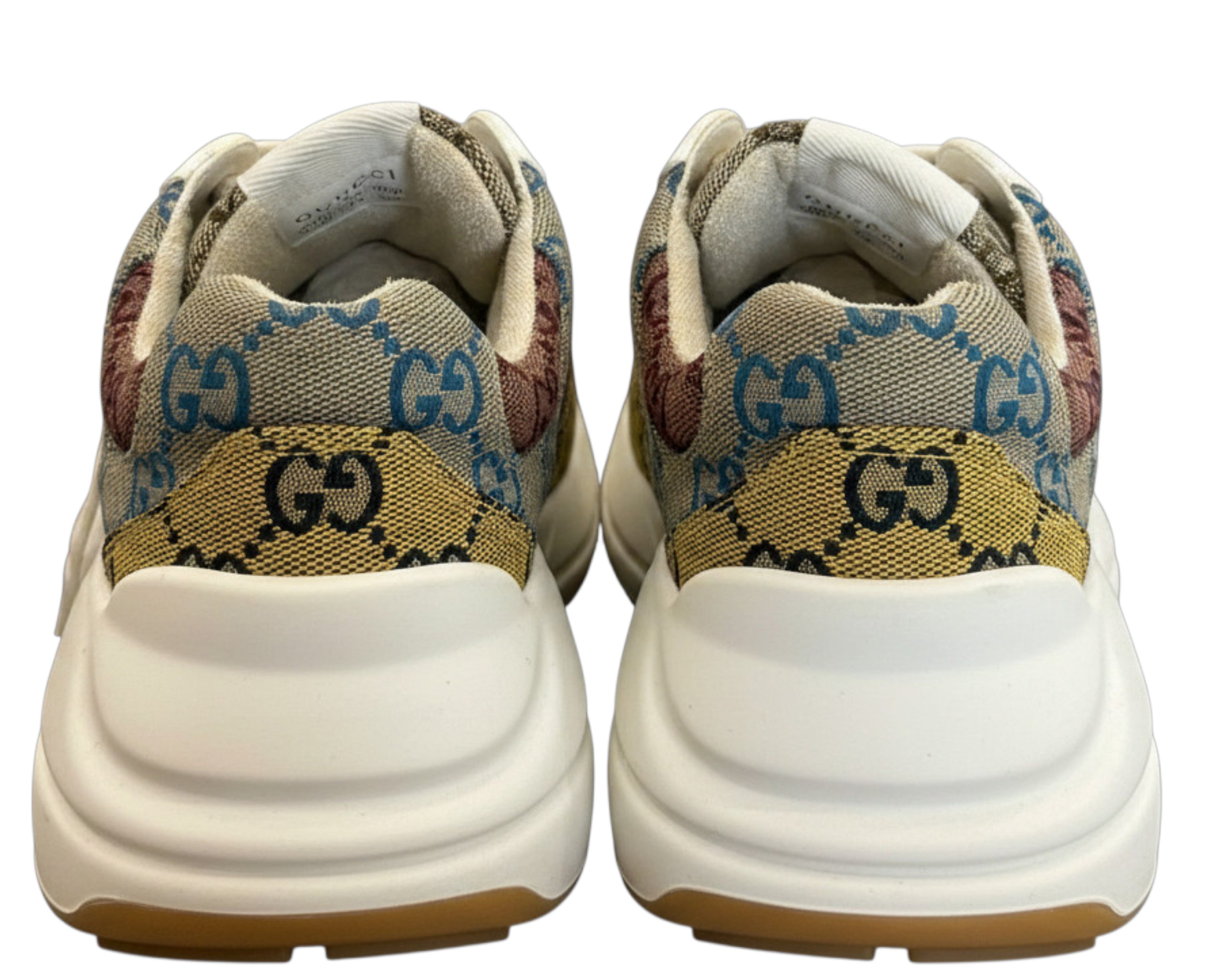 Gucci Rhyton GG Canvas Sneakers - Size 37