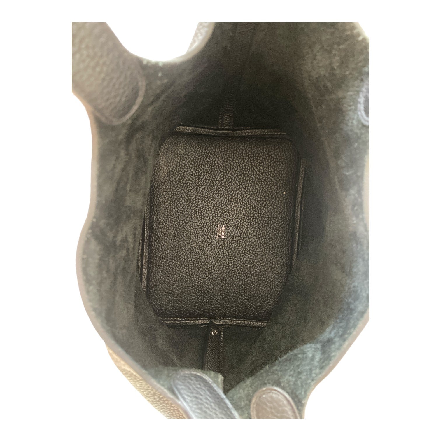 Hermès Picotin Lock 22 Handbag – Noir Taurillon Clémence Leather – Palladium Hardware – Stamp U (2022)