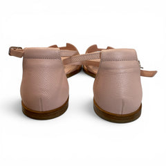 Hermès Santorini Sandals – Rose – Epsom Leather