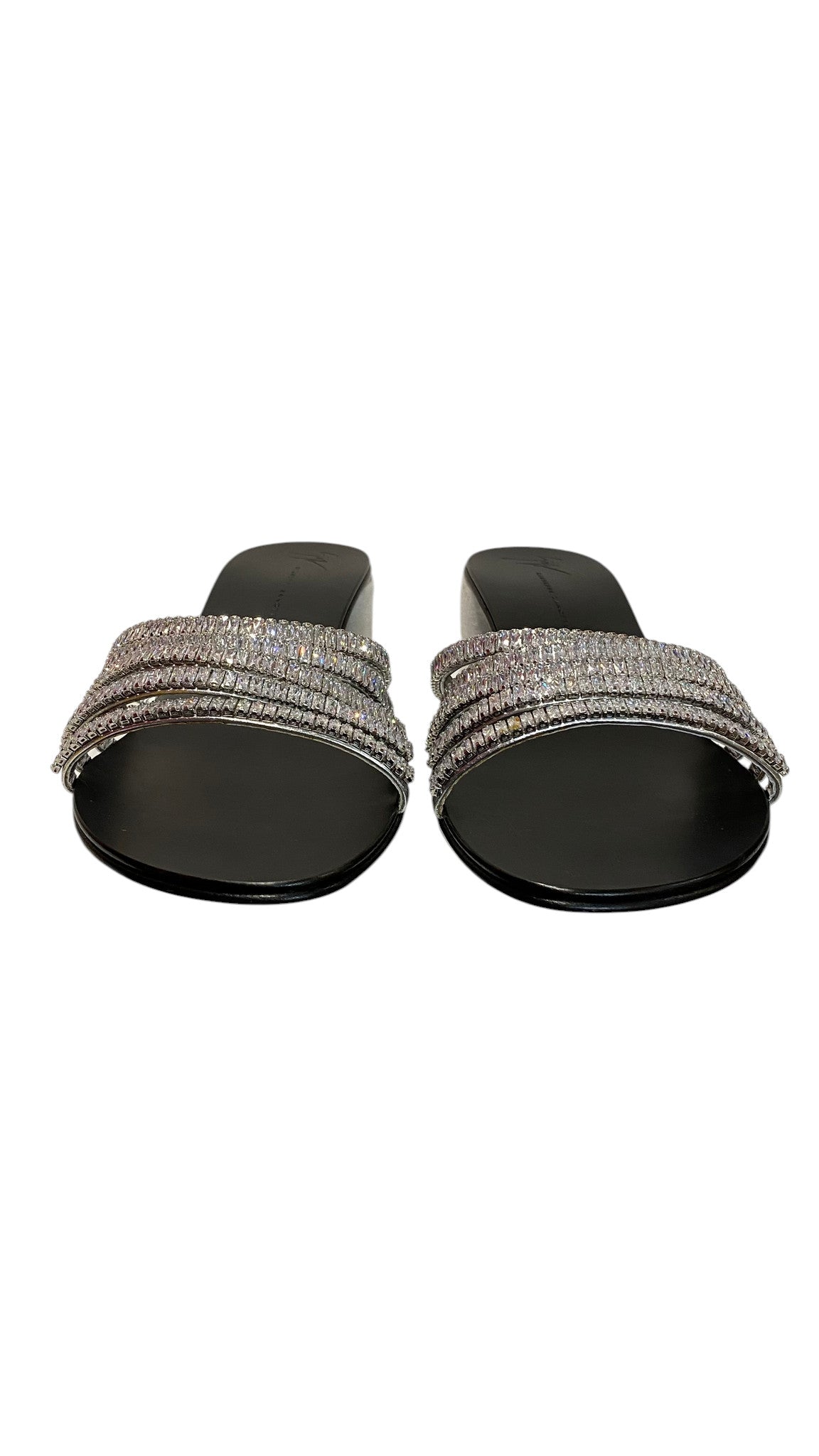 Giuseppe Zanotti Michela Crystal Embellished Sandals, Brand New - Size 41