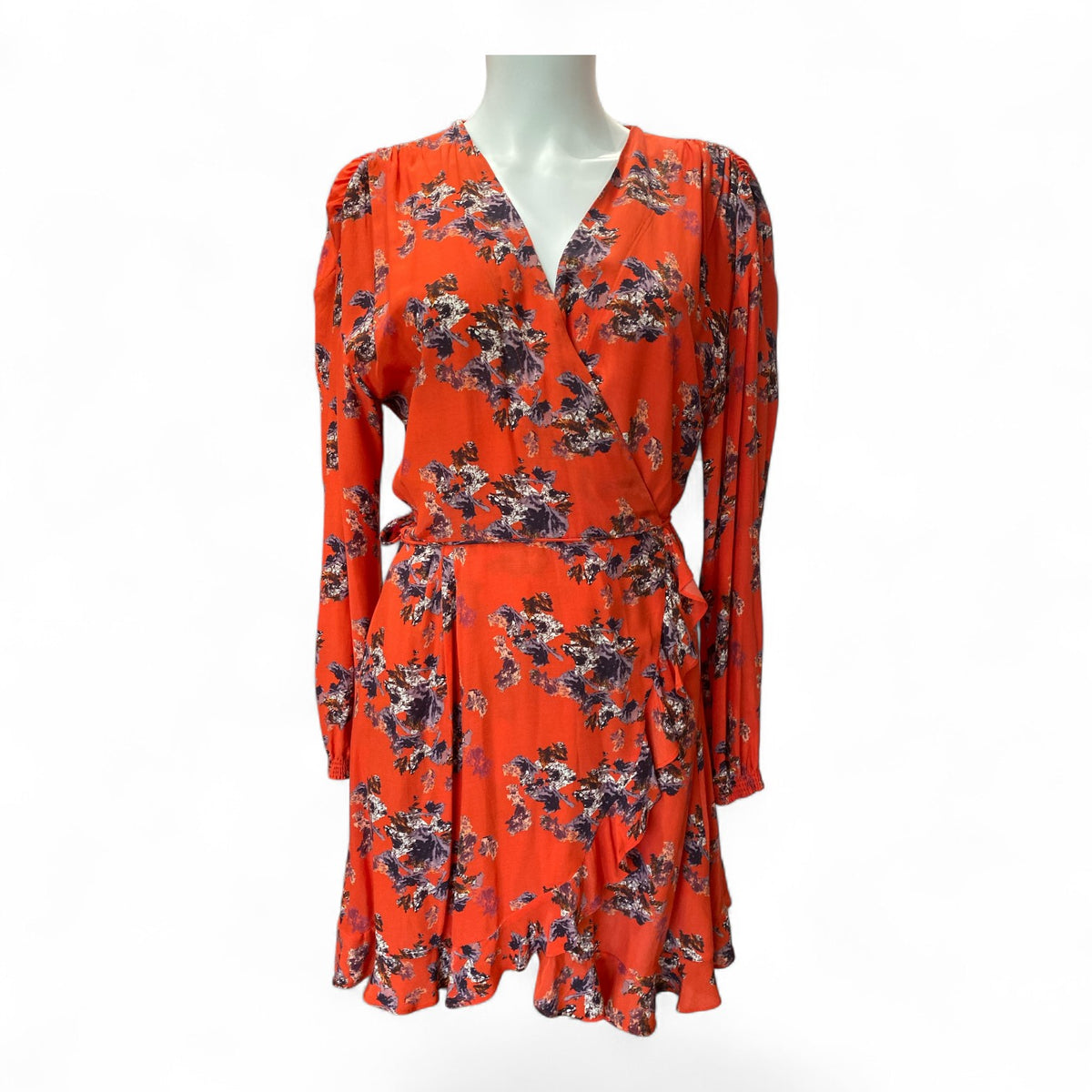 IRO Floral Wrap Mini Dress – Size IT 40