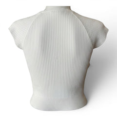 IRO Ribbed Knit Top – Ivory