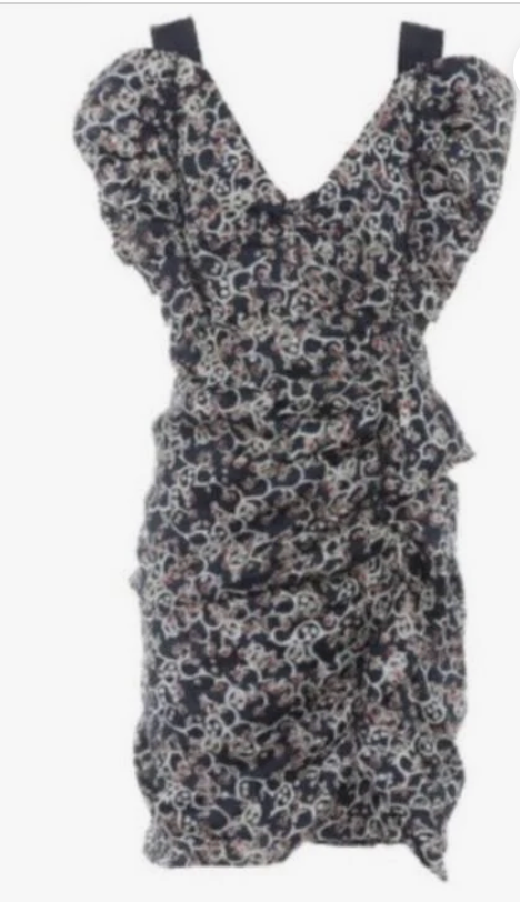 Isabel Marant Étoile Topaz Linen Dress – Blue – Size 36