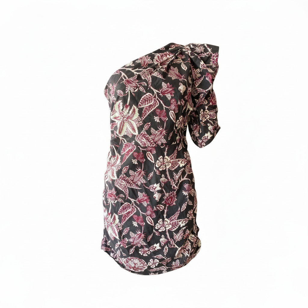 Isabel Marant Lilia One-Shoulder Mini Dress