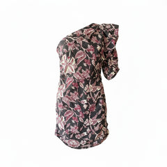 Isabel Marant Lilia One-Shoulder Mini Dress
