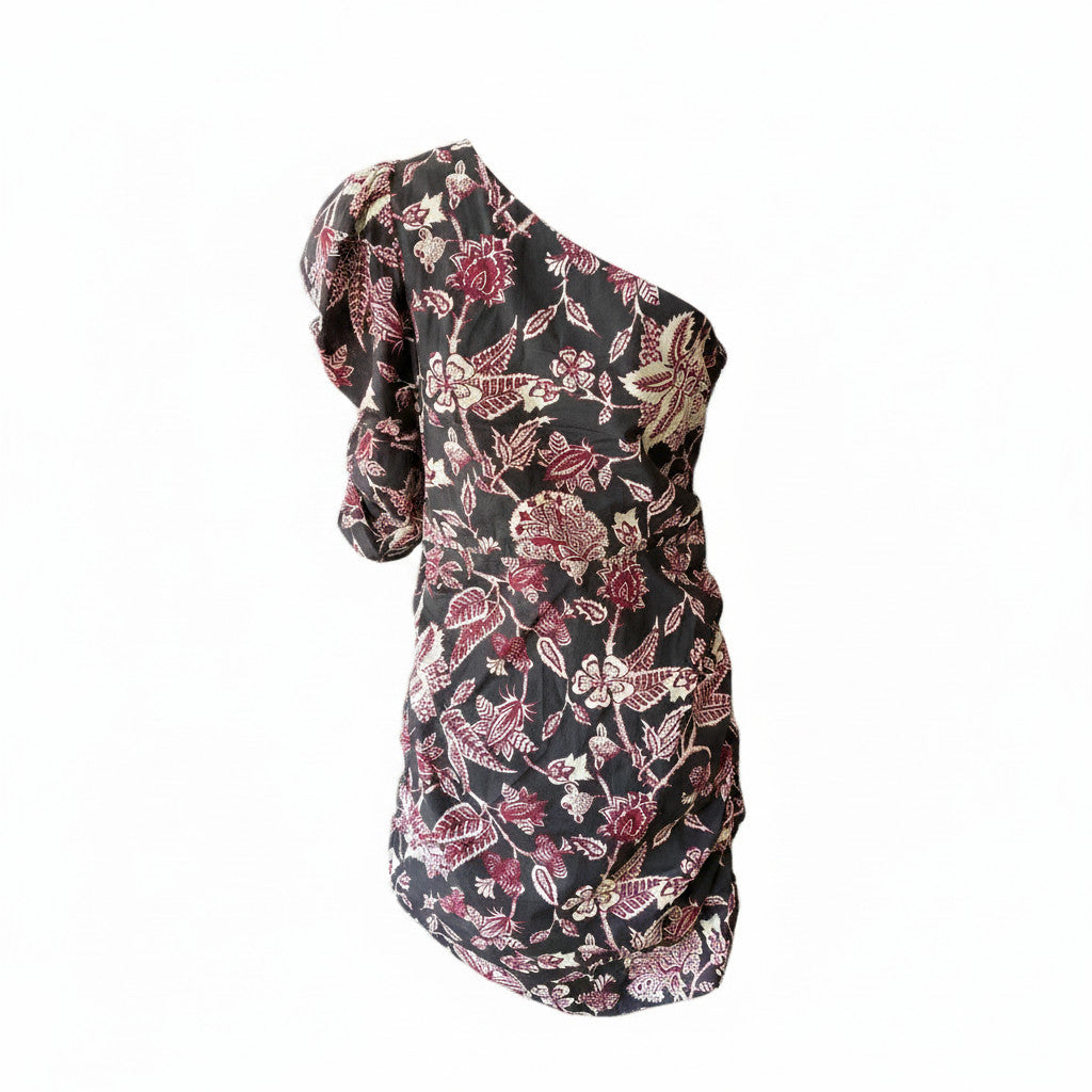 Isabel Marant Lilia One-Shoulder Mini Dress