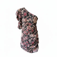 Isabel Marant Lilia One-Shoulder Mini Dress