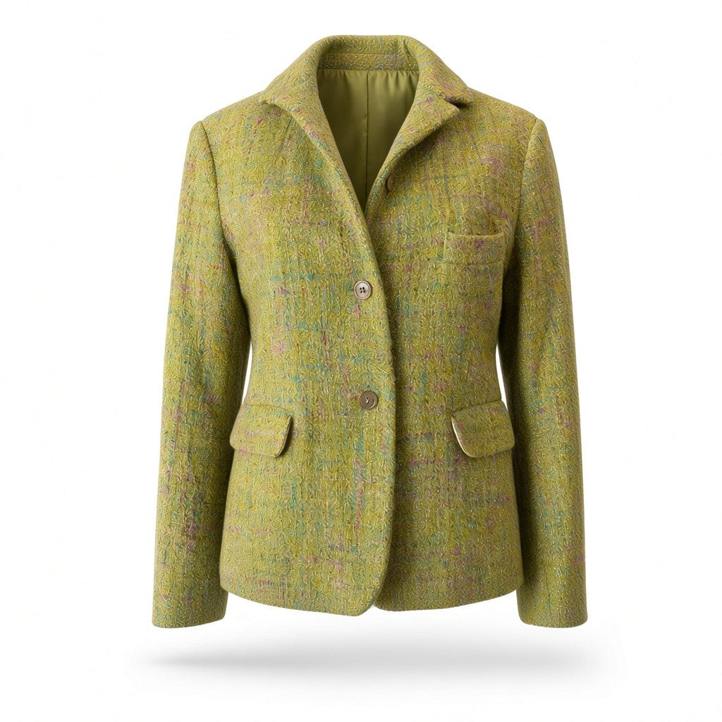 Jil Sander Wool Tweed Jacket – Green – Size 44