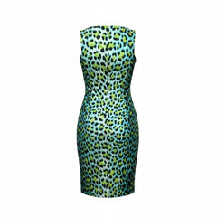 Just Cavalli Leopard Print Bodycon Dress - Size 40
