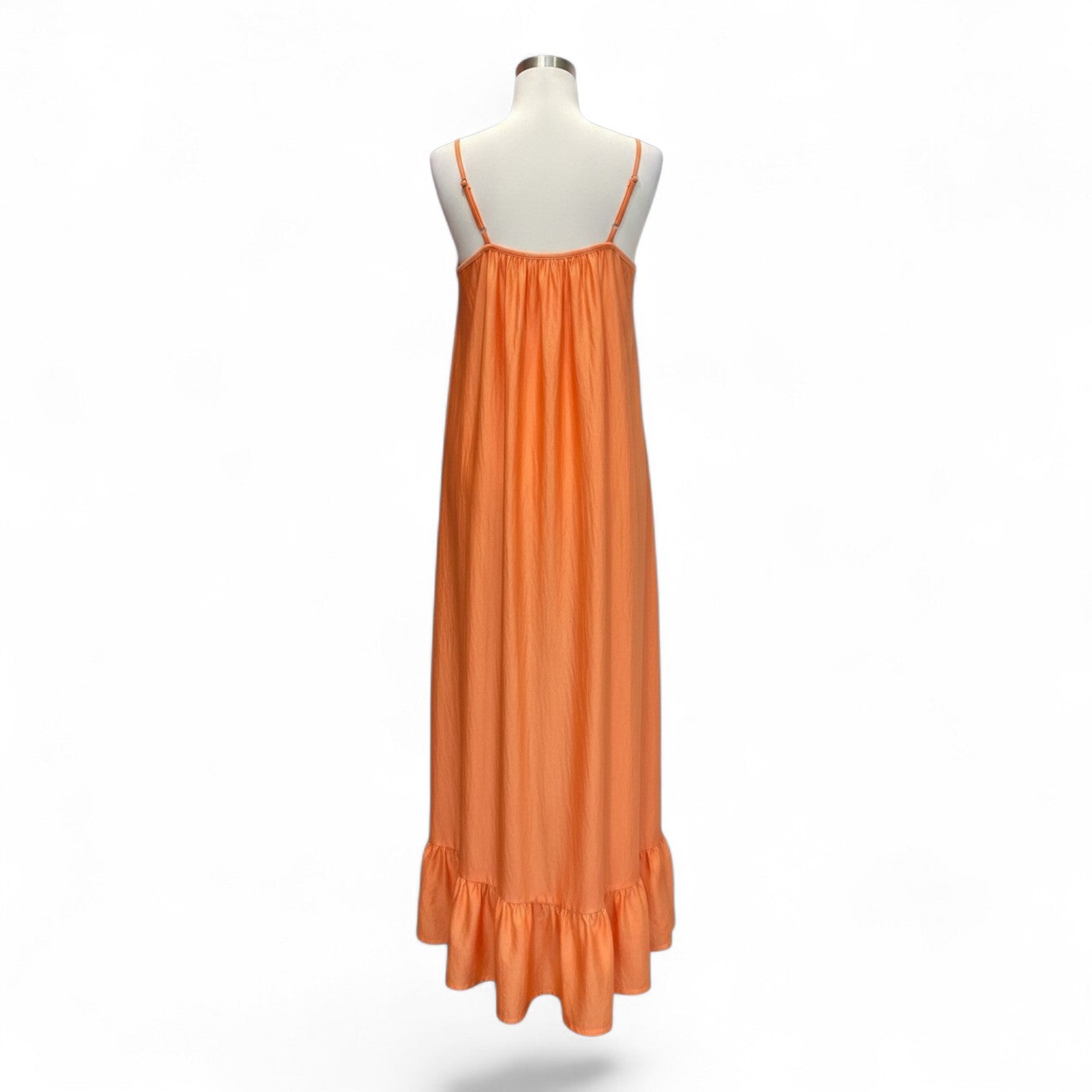 Kasia Orange Maxi Dress – Small