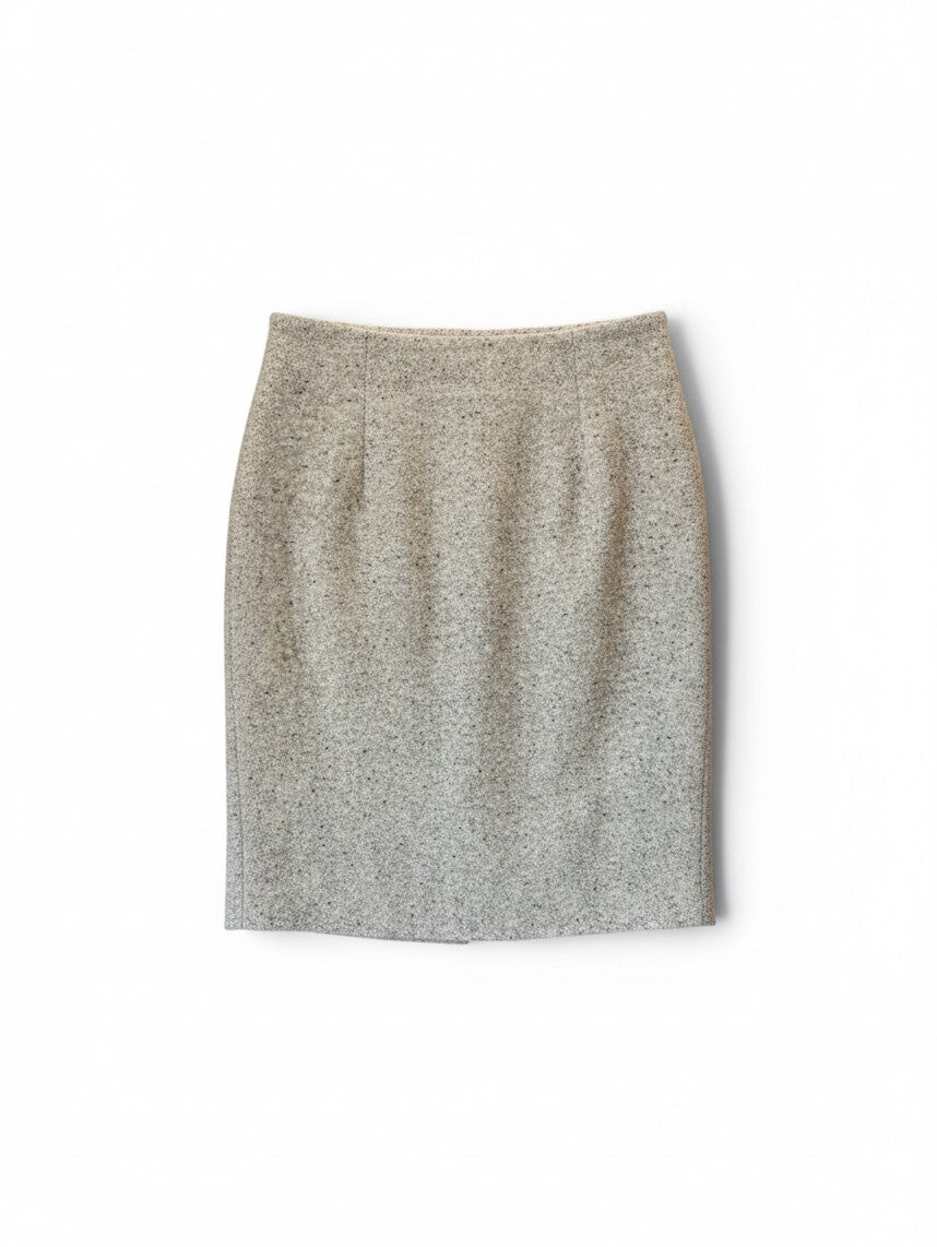 Kiton Cashmere Tailored Blazer & Skirt Suit Set – Grey – Size 44