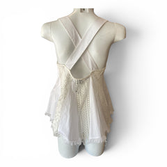 LOEWE Lace-Panel Blouse – White – Size S