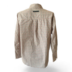 L’Amitié Multicolor Check Long-Sleeve Blouse – Small