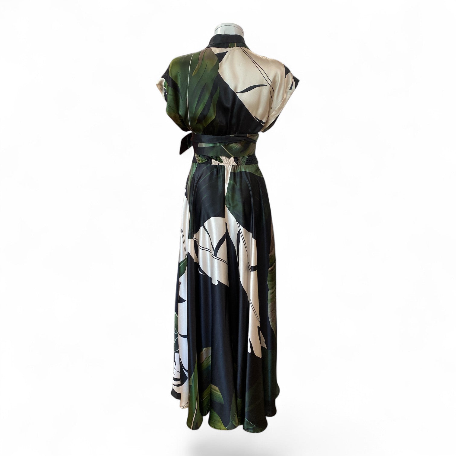 Lace Black & Green Skirt and Top Set – Size S