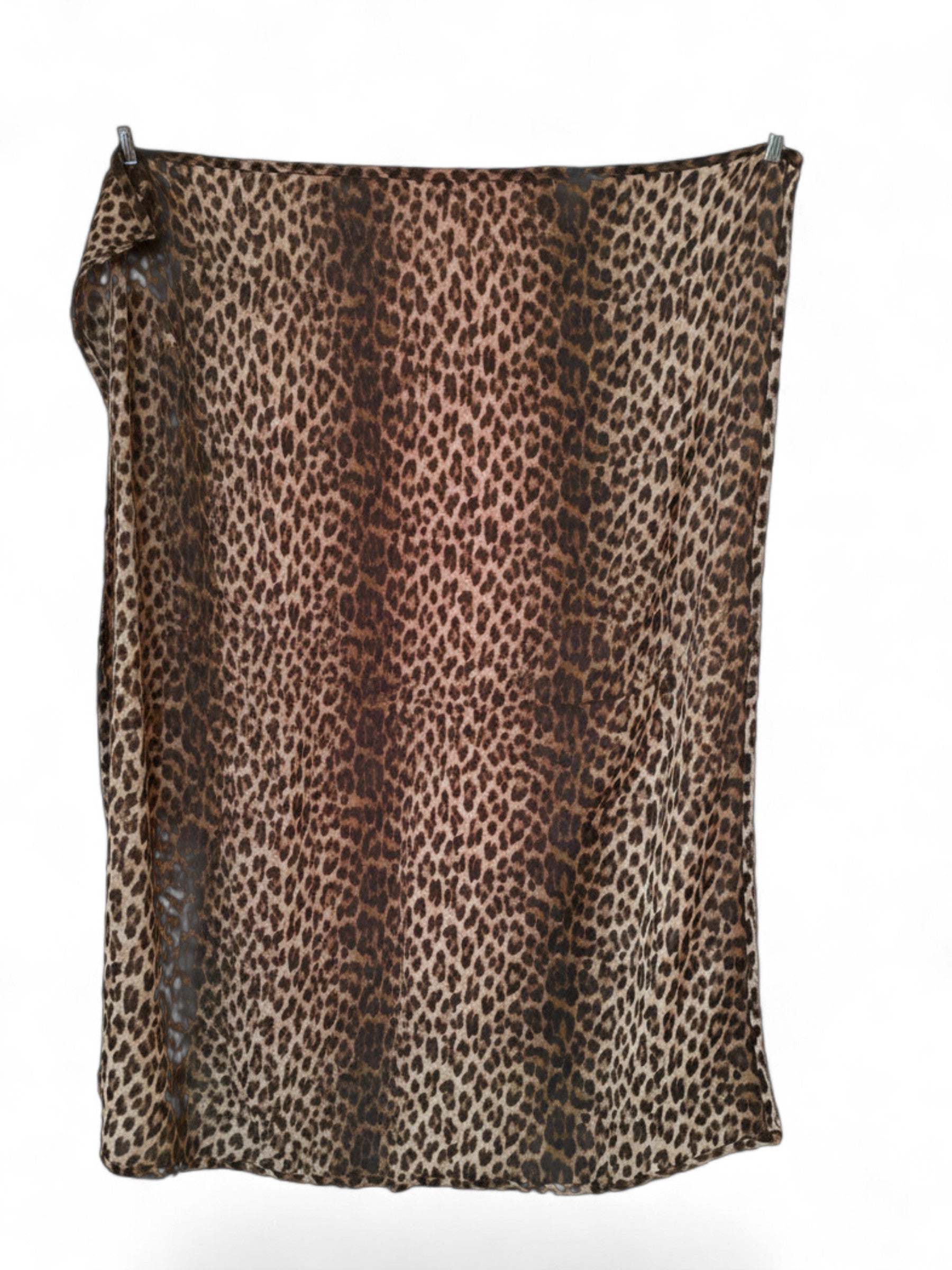 Lanvin Vintage Leopard Print Scarf – Parisian Statement Accessory