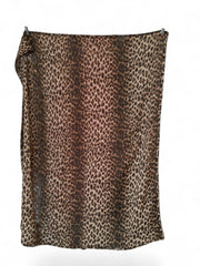 Lanvin Vintage Leopard Print Scarf – Parisian Statement Accessory