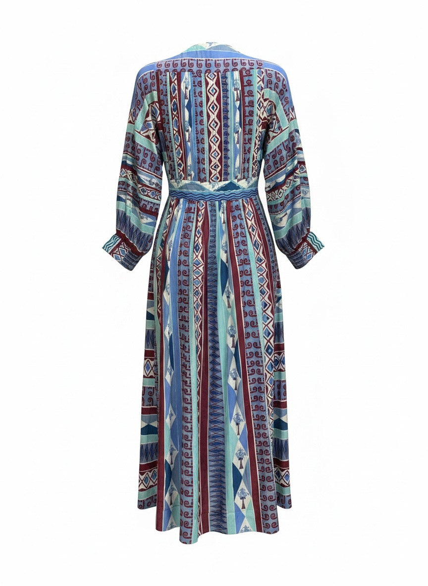 Le Sirenuse Bohemian Kaftan Dress – Multicolor – Size Unspecified