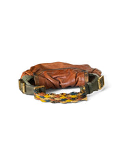 Louis Vuitton Monogram Embossed Leather Drawstring Shoulder Bag – Cognac Brown