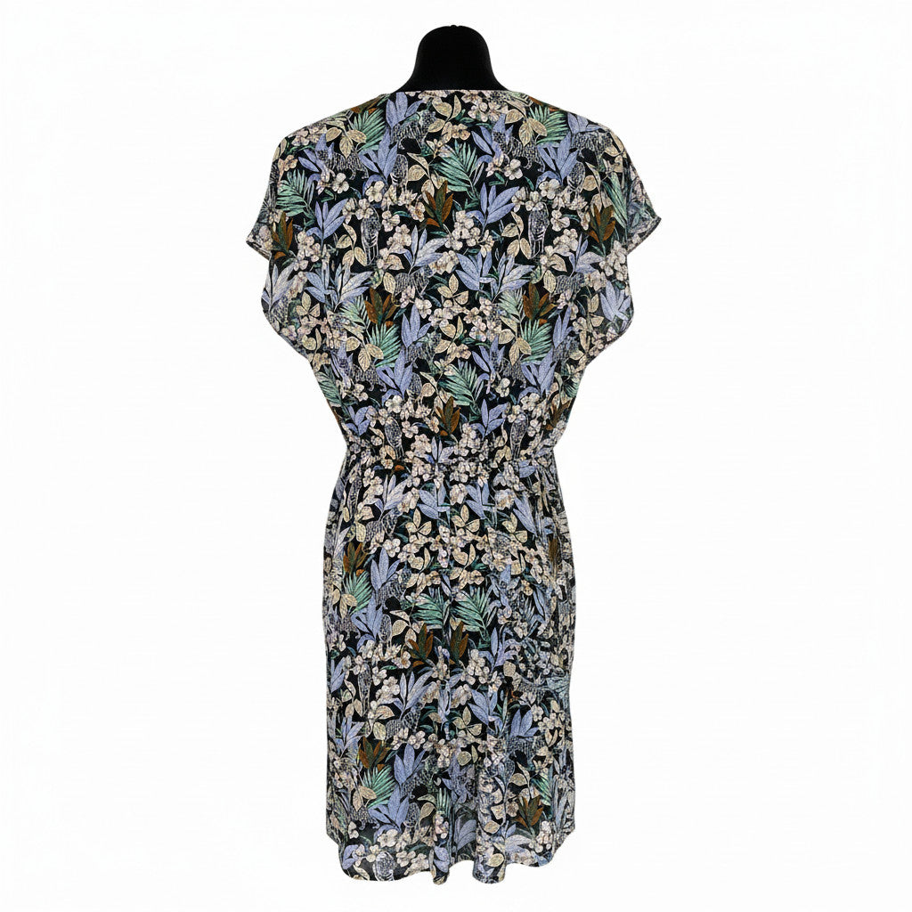 Maje Floral Wrap Dress Multicolor Viscose - Size 36