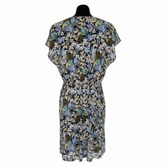 Maje Floral Wrap Dress Multicolor Viscose - Size 36