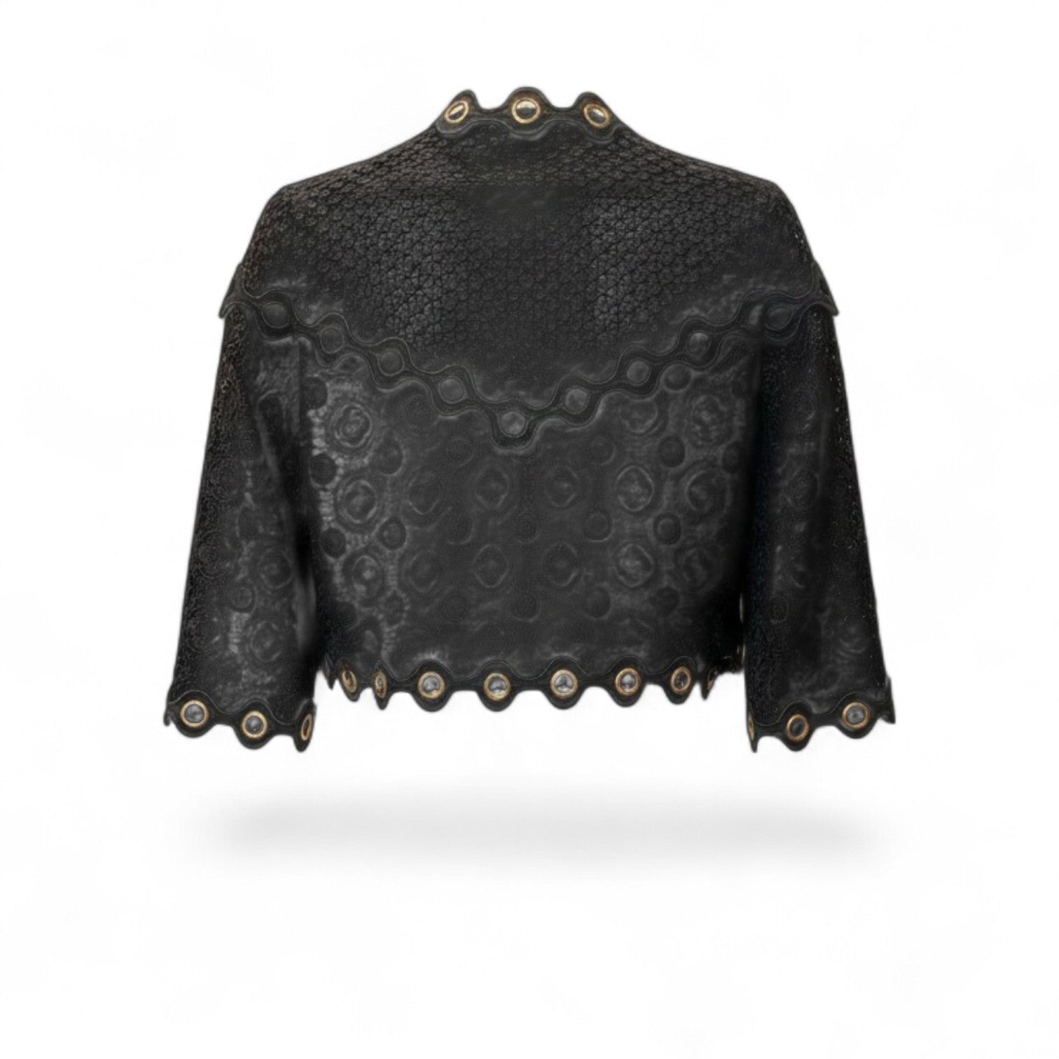Maje Black Grommet Trim Jacket – Size 2