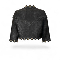 Maje Black Grommet Trim Jacket – Size 2