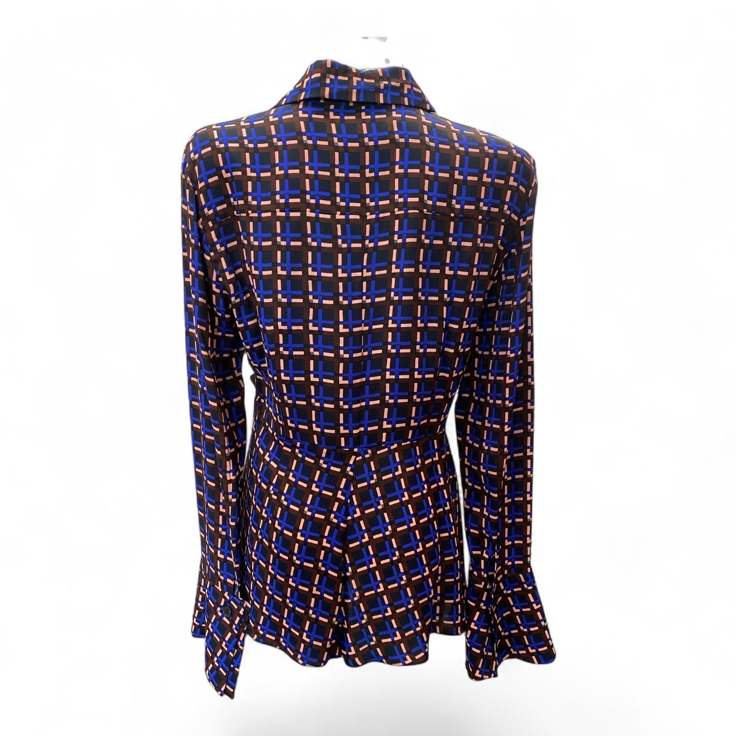 Marni Geometric Grid Print Button-Down Shirt – Size 42