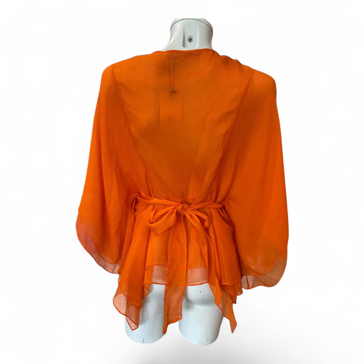 Max Azria Collection Silk Top – Orange – Size L