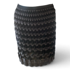 Missoni Black Lace Knit Mini Skirt – Size 38