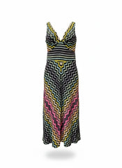Missoni Multicolor Chevron Knit Dress – Size 44
