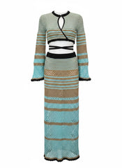 Missoni Knit Duster Cardigan & Skirt Set – Size 42