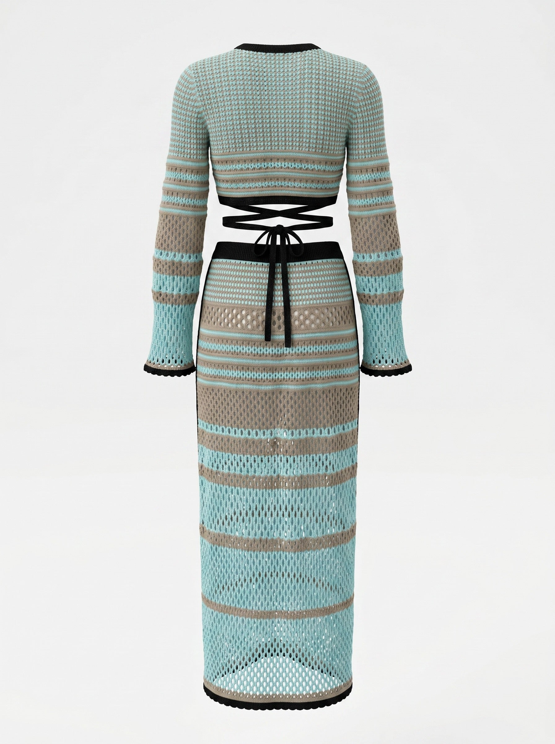 Missoni Knit Duster Cardigan & Skirt Set – Size 42