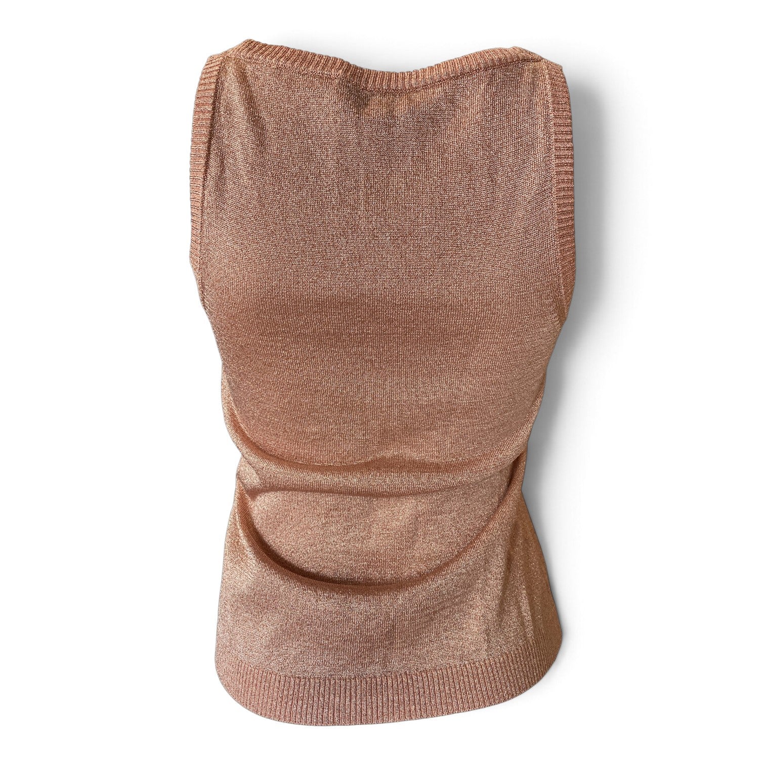 Missoni Metallic Knit Tank Top – Shimmering Pink – Size 42